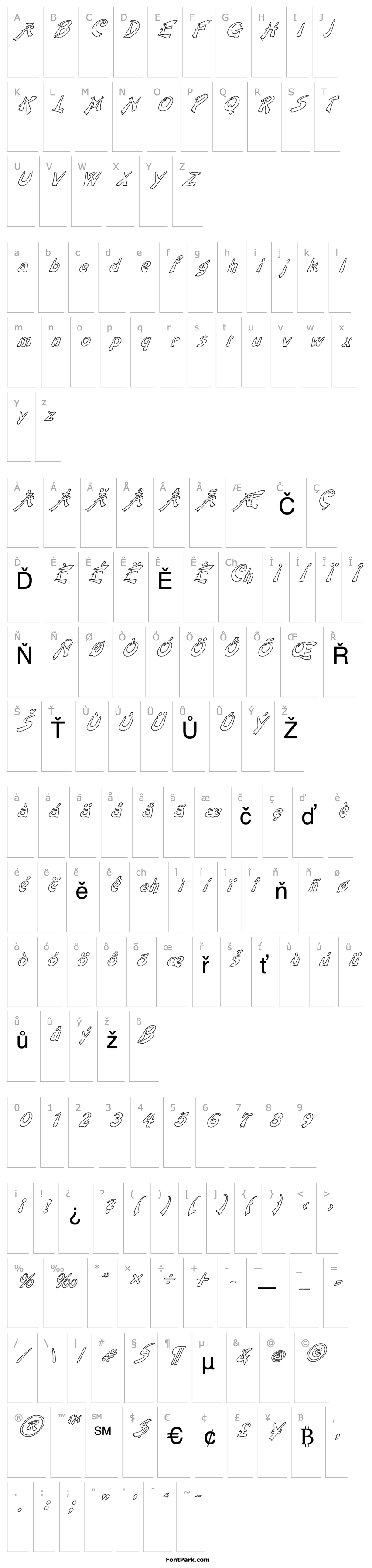 Overview FZ UNIQUE 38 HOLLOW ITALIC