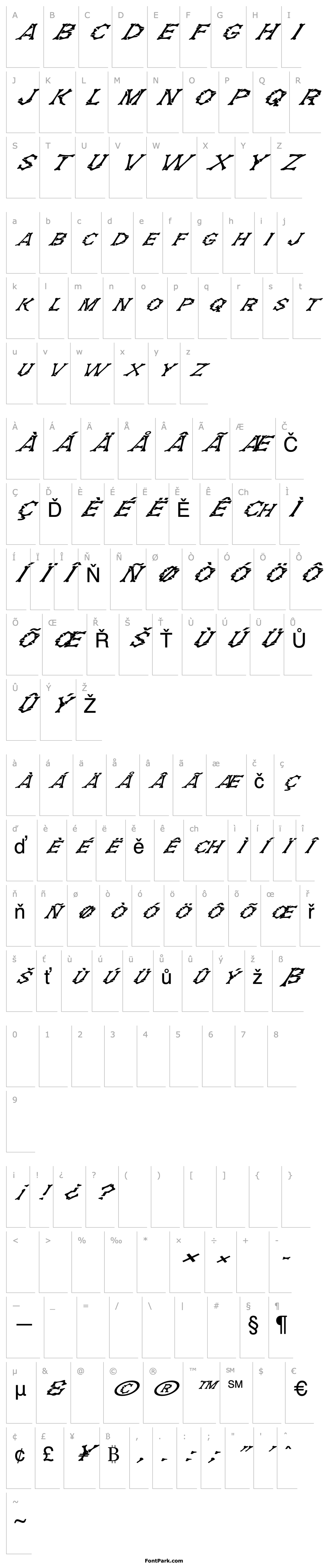 Overview FZ UNIQUE 5 ITALIC 