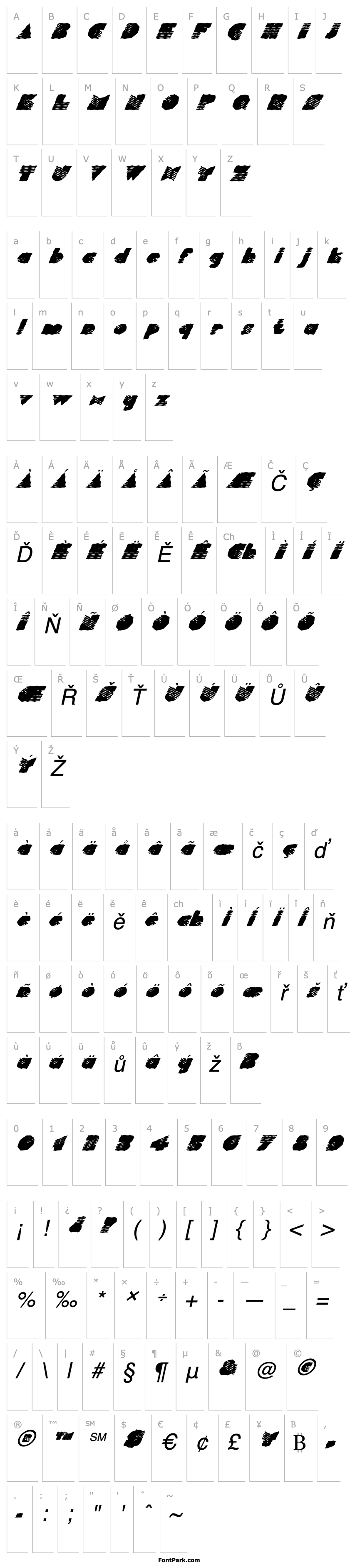 Overview FZ WACKY 40 ITALIC