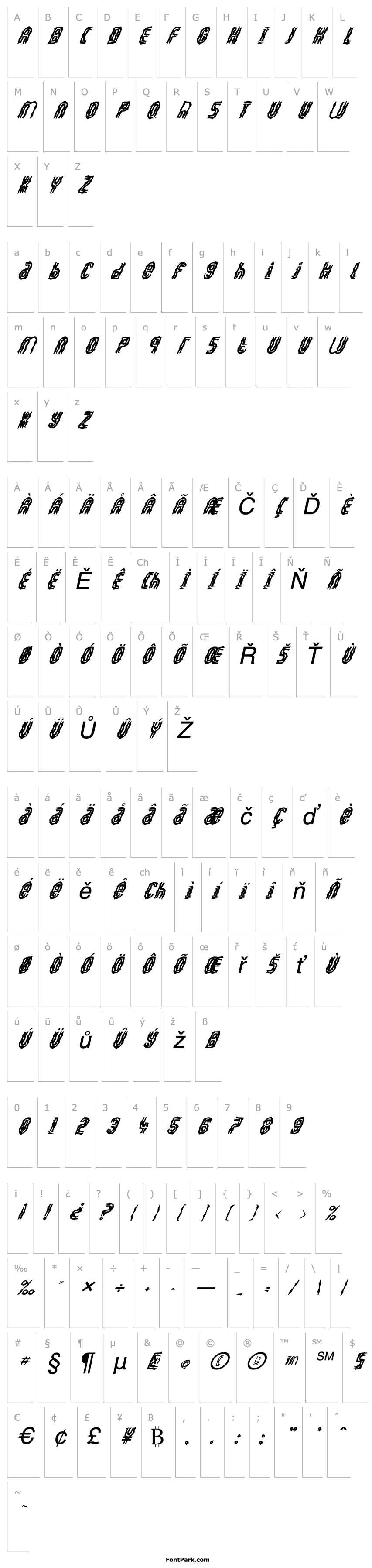 Overview FZ WACKY 41 ITALIC