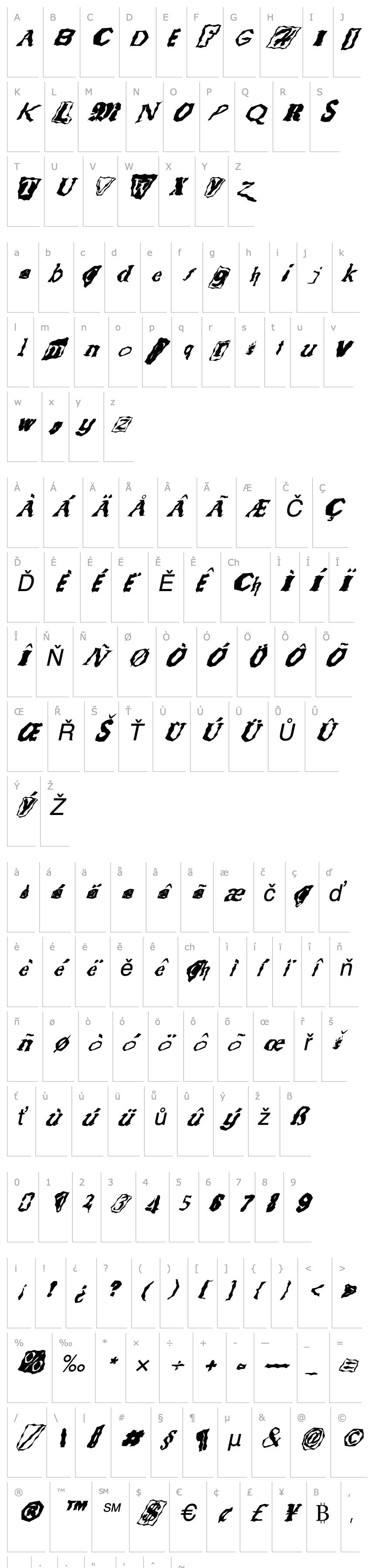 Overview FZ WACKY 51 ITALIC