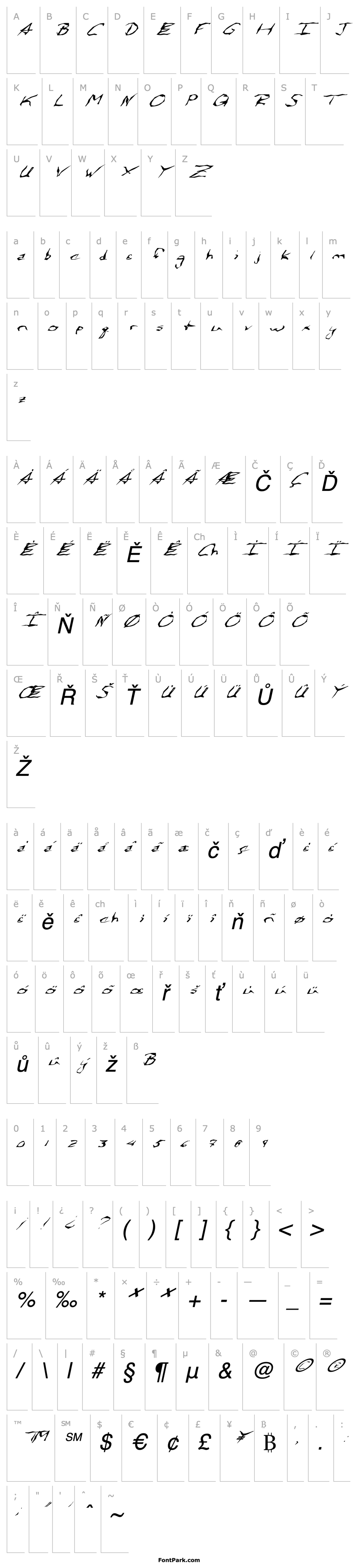 Overview FZ WACKY 58 ITALIC