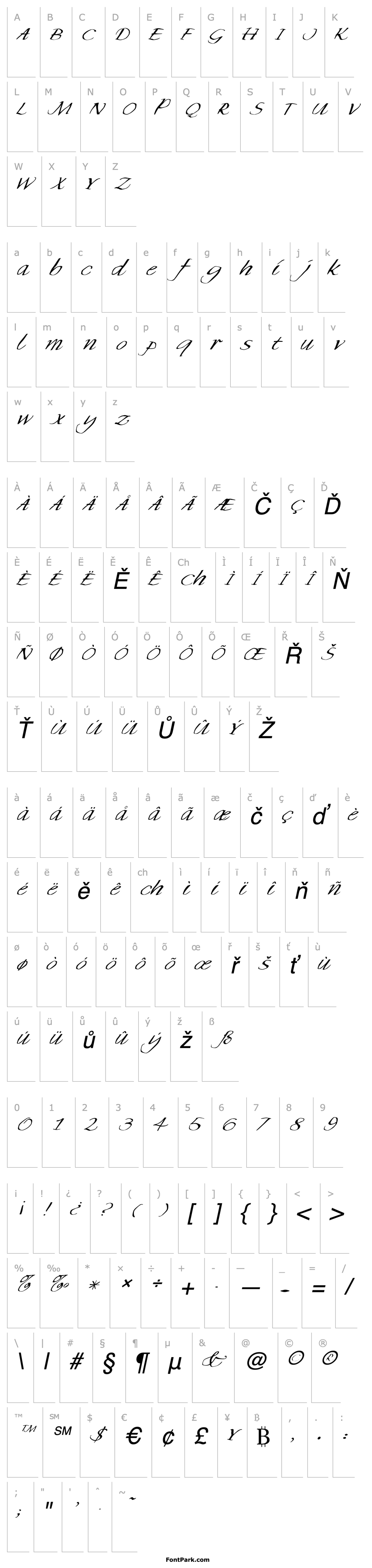 Overview FZ WARPED 35 ITALIC