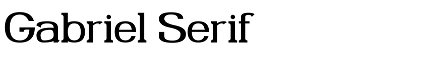 Preview Gabriel Serif