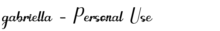 Preview gabriella - Personal Use