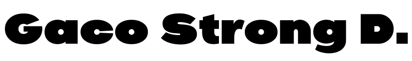 Preview Gaco Strong Demo