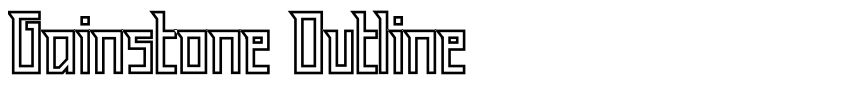 Preview Gainstone Outline