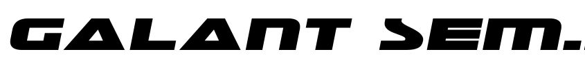 Preview Galant Semi-Italic