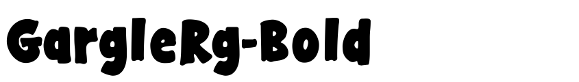 Preview GargleRg-Bold