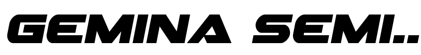 Preview Gemina Semi-Italic