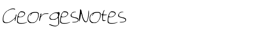Preview GeorgesNotes