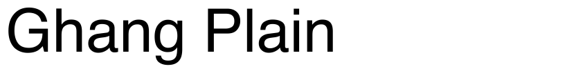 Preview Ghang  Plain 