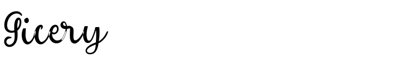 Font Gicery by Kong Font