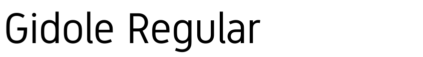 Preview Gidole Regular