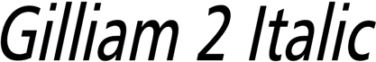 Preview Gilliam 2 Italic