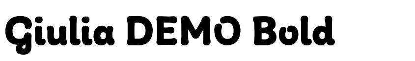 Preview Giulia DEMO Bold