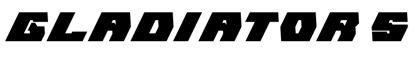 Preview GLADIATOR SPORT Bold Italic