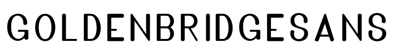 Preview GoldenBridgeSans