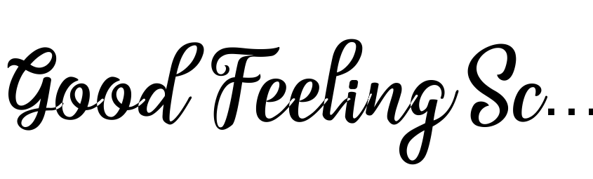 Font Good Feeling Script by Subectype. 2018
