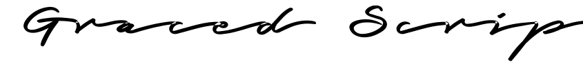 Preview Graced Script PERSONAL USE