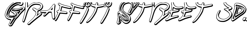 Preview Graffiti Street 3D Italic