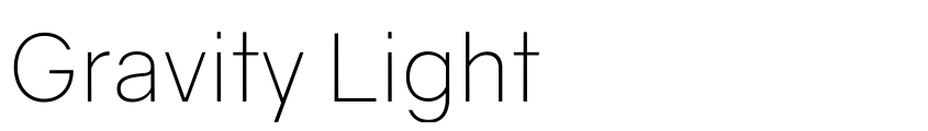 Preview Gravity Light