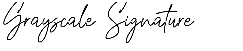 Preview Grayscale Signature