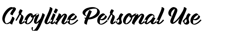 Preview Groyline Personal Use