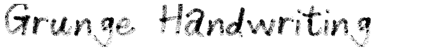 Preview Grunge Handwriting