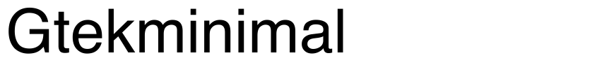 Preview Gtekminimal