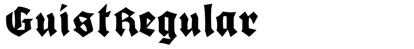 Preview GuistRegular