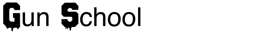 Font Gun School by IMAGEX