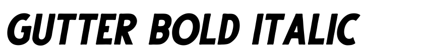 Preview Gutter Bold Italic