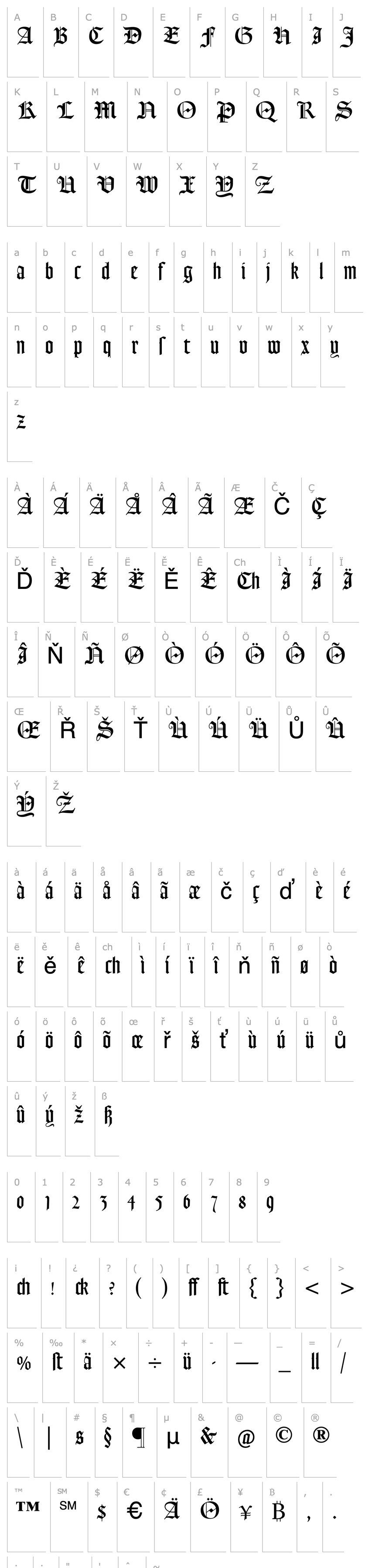 Overview GoudyTextMT-Dfr