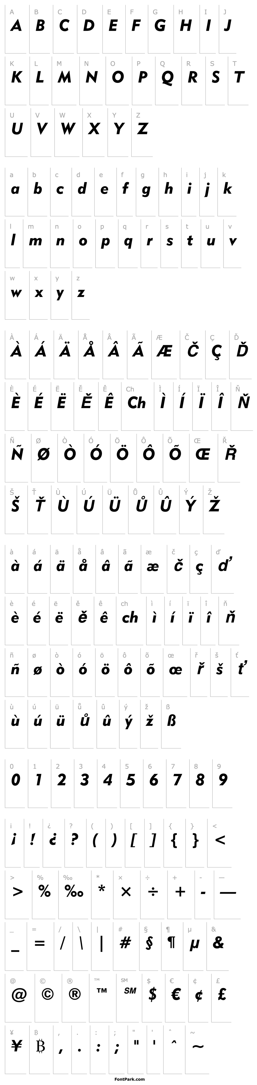 Overview Geometric415BT-BlackItalicA