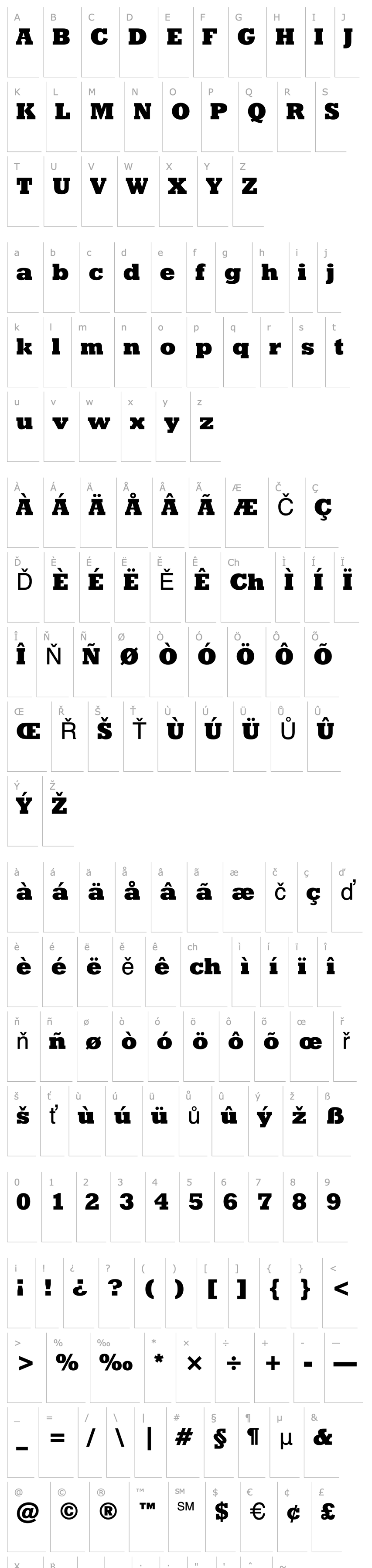 Přehled GeometricSlab712BT-ExtraBoldA