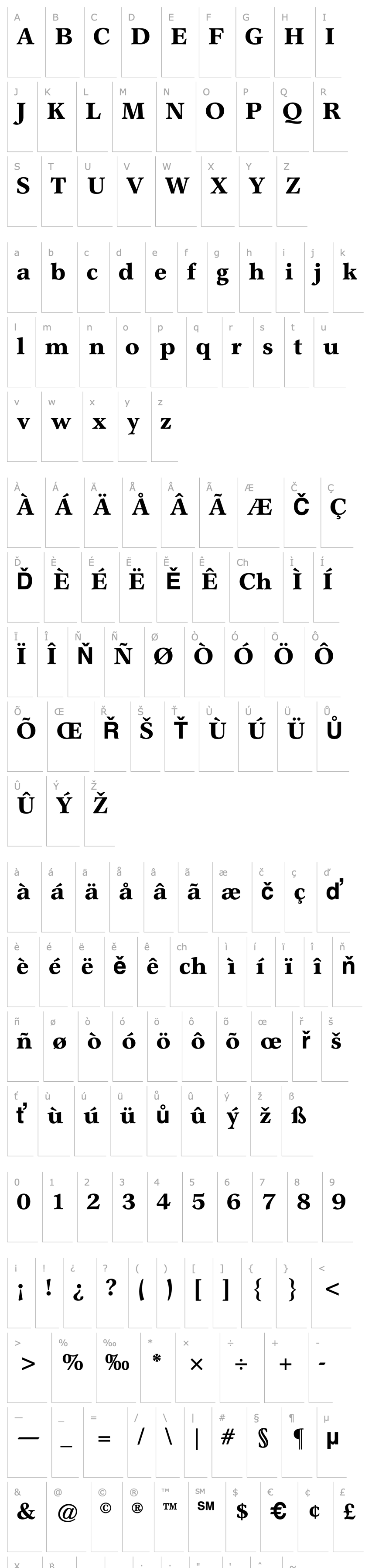 Overview GarthGraphic-ExtraBold