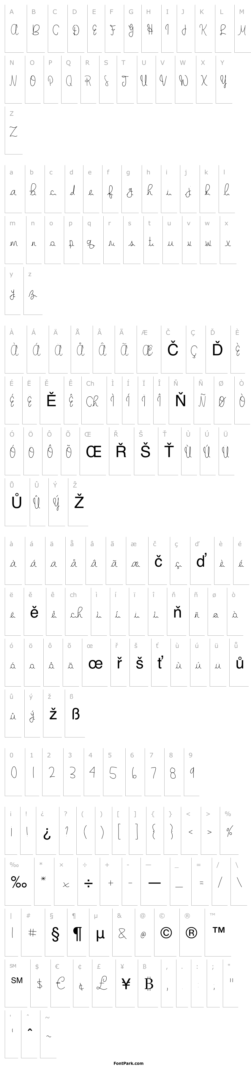 Overview gabbishandwriting