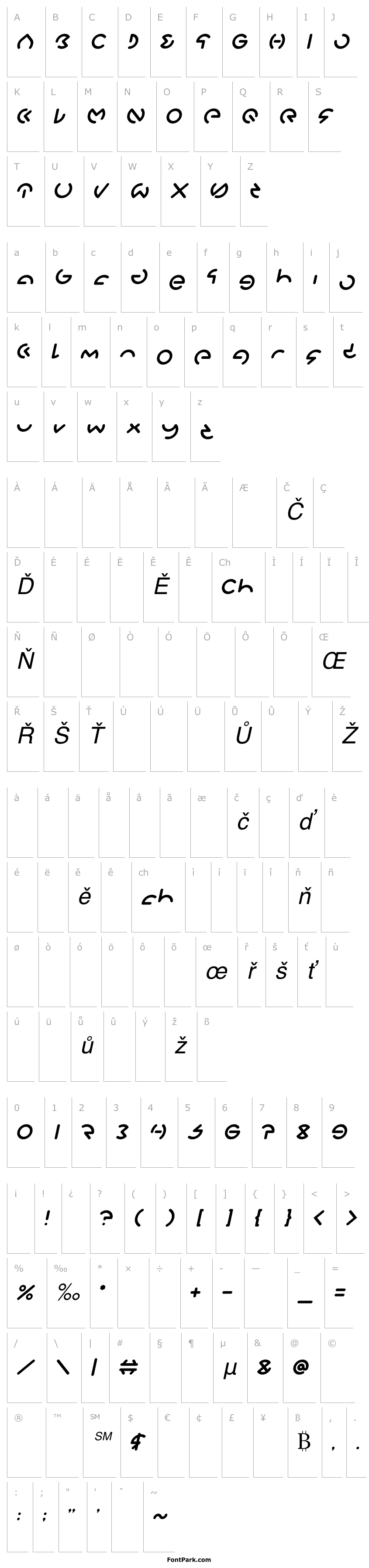 Přehled GABRIELLE Italic