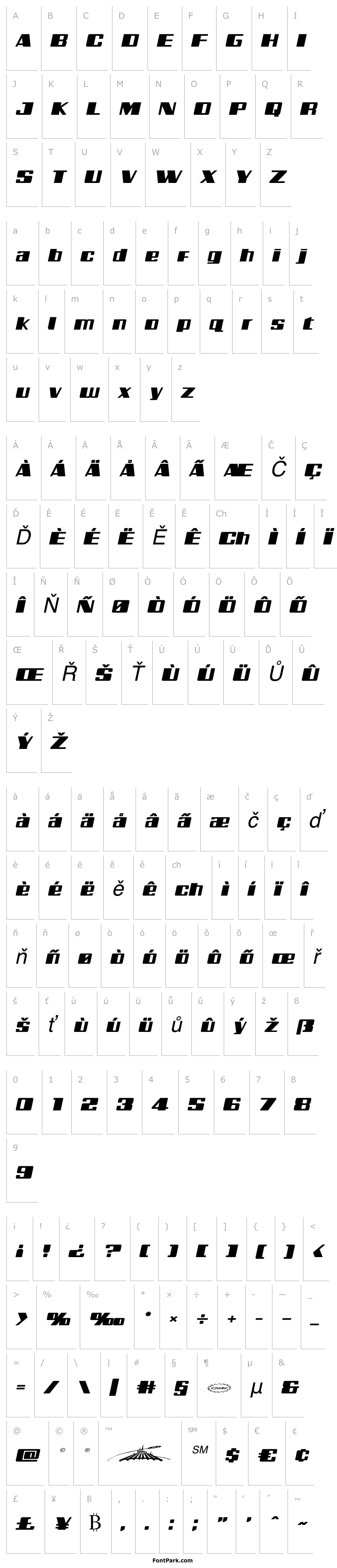 Overview Galactic Storm Expanded Italic