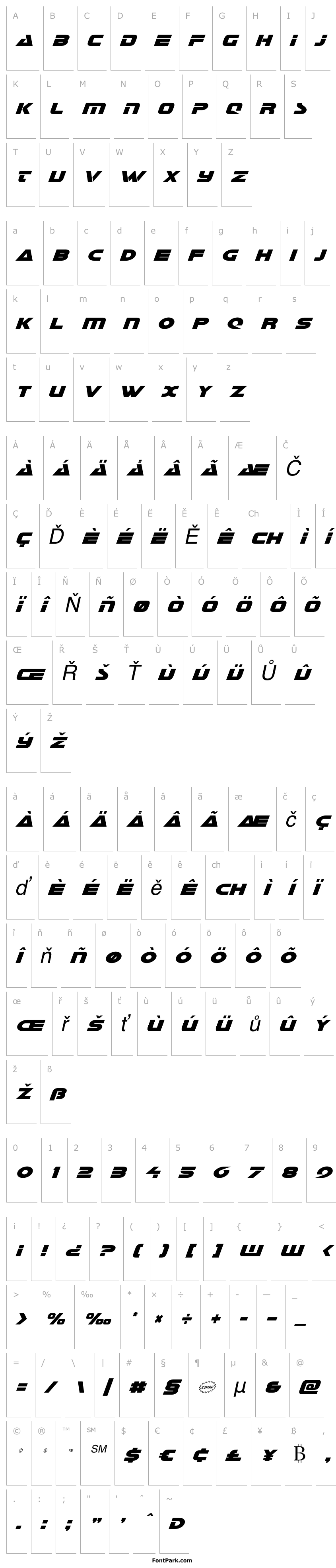 Overview Galant Condensed Italic