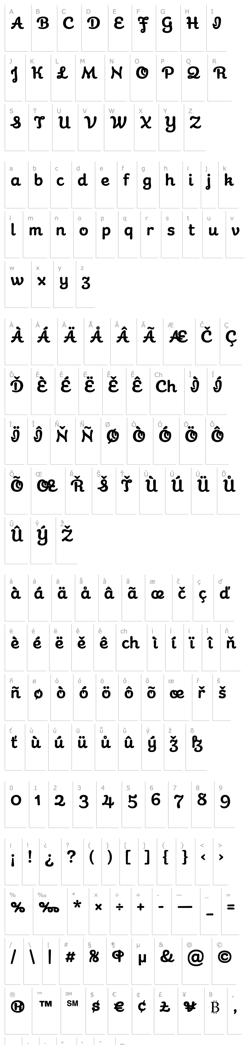 Overview GalaxieCassiopeiaBasic-Bold