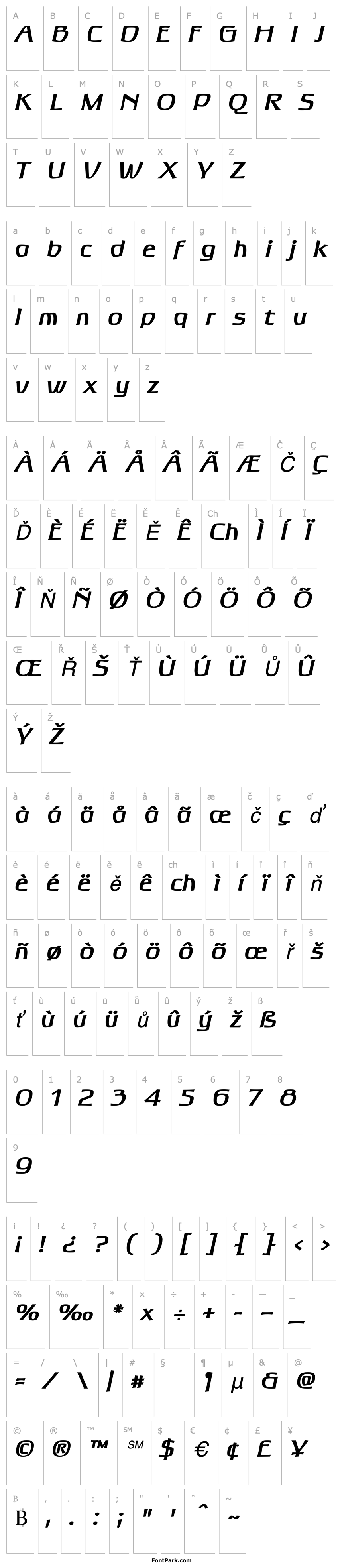 Overview Galicia Medium Italic