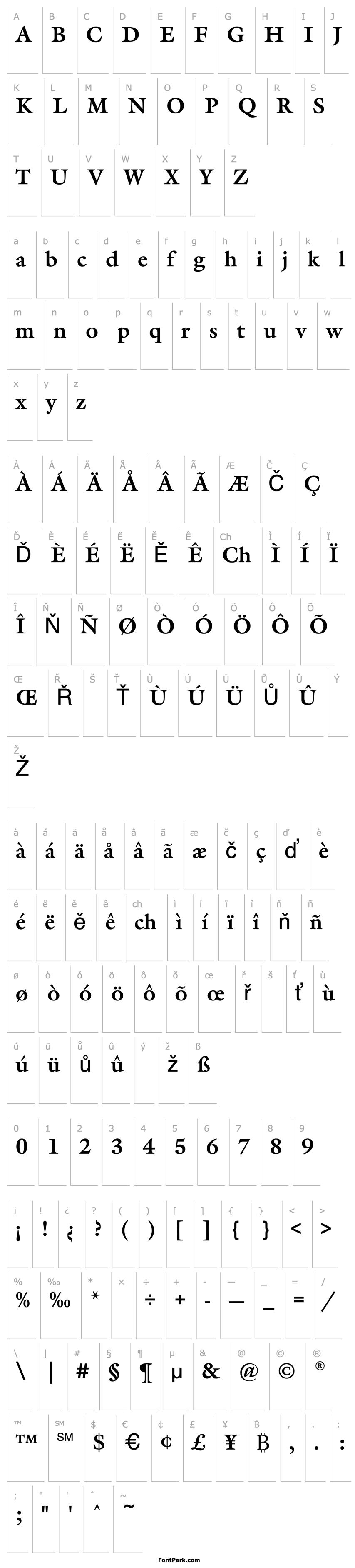 Overview Galliard EF Bold