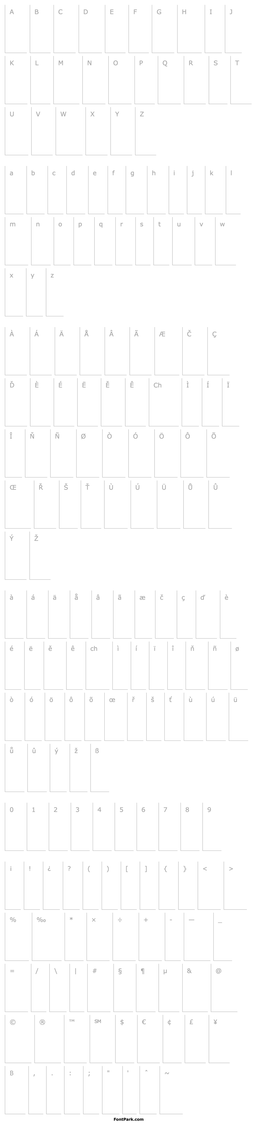 Overview GalliardCC-Italic