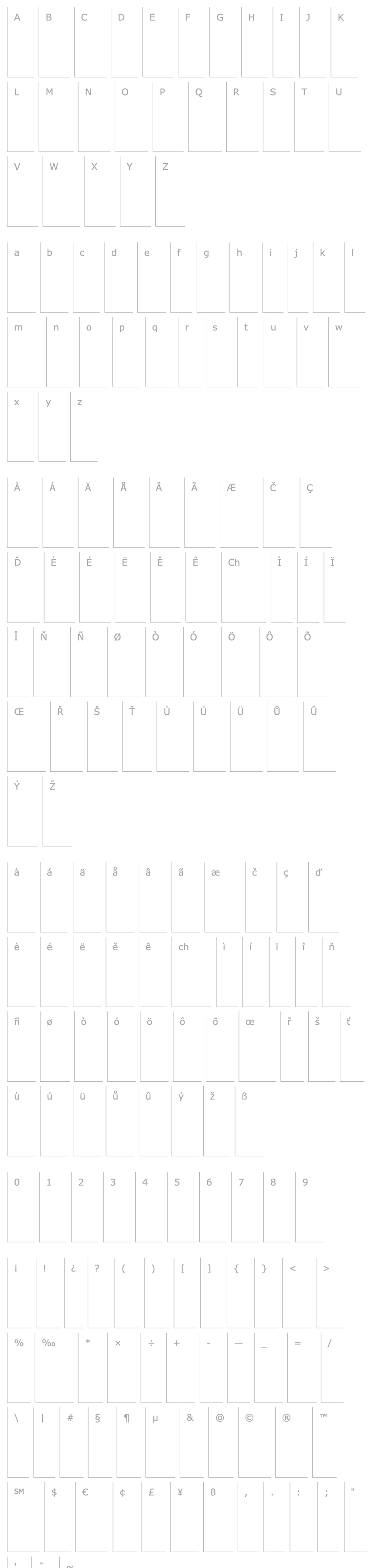 Overview GalliardFracCC-Italic