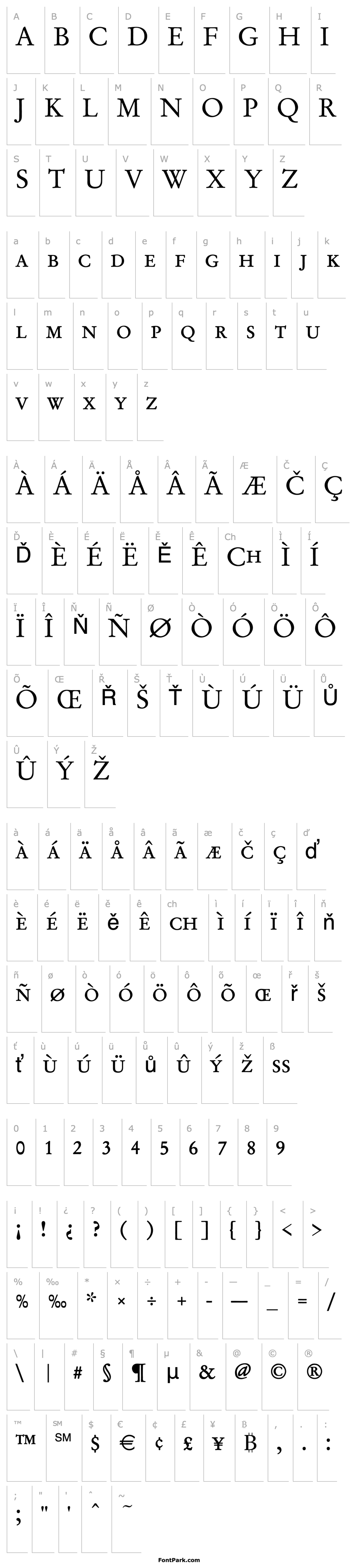 Přehled Garamond_Becker_No2_Discaps_