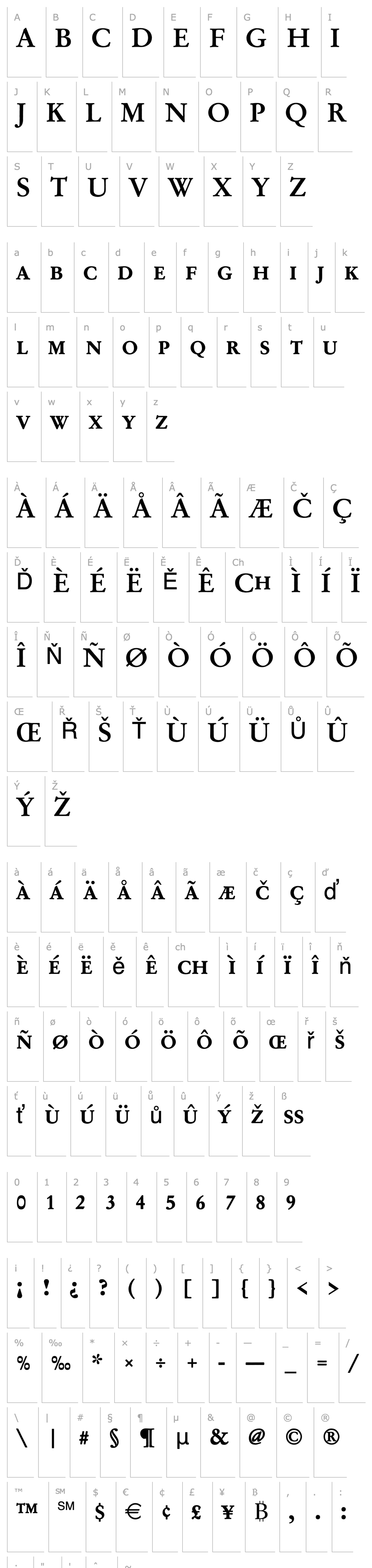 Overview Garamond_Becker_No2_Discaps_Med