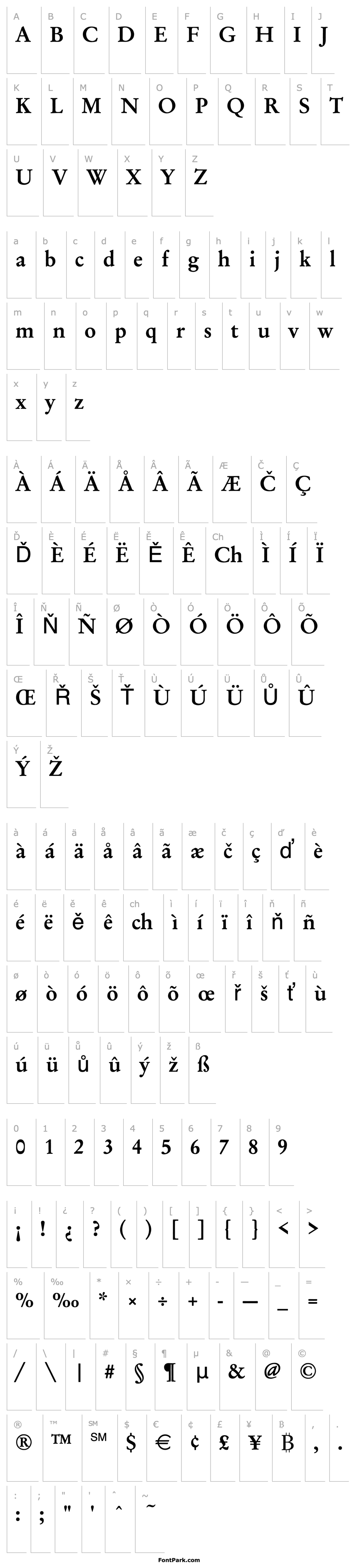 Přehled Garamond_Becker_No2_Med