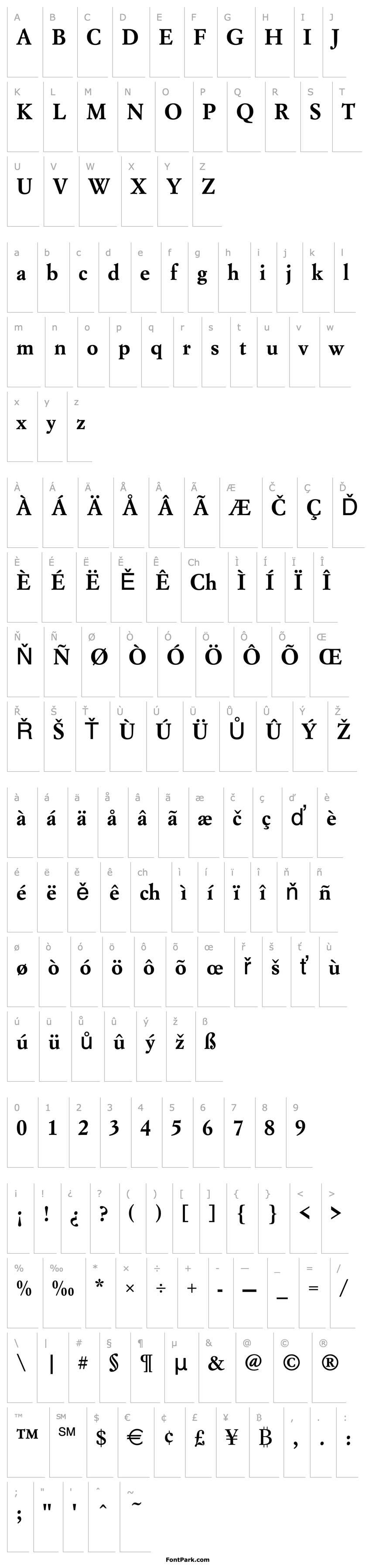 Overview Garamond_Becker_No9_Med